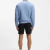 Sweatshirt aus Baumwoll-Frottee mit Tennis-Motiv