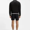 Sweatshirt aus Baumwoll-Frottee mit Tennis-Motiv