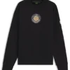 Sweatshirt aus Baumwoll-Frottee mit Tennis-Motiv