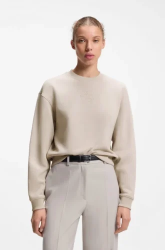 Sweatshirt aus Baumwolle mit Resort-Schriftzug-Logo