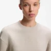 Sweatshirt aus Baumwolle mit Resort-Schriftzug-Logo