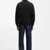 Sweatshirt aus Baumwollfrottee mit gesticktem Motiv