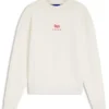 Sweatshirt aus Baumwollfrottee mit Happy HUGO