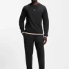 Sweatshirt aus Baumwollfrottee mit Logo und charakteristischen Streifen Sweatshirt aus Baumwollfrottee mit Logo und charakteristischen Streifen