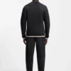 Sweatshirt aus Baumwollfrottee mit Logo und charakteristischen Streifen Sweatshirt aus Baumwollfrottee mit Logo und charakteristischen Streifen