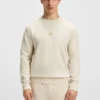 Sweatshirt aus Baumwollmischung mit Double-B-Monogramm Sweatshirt aus Baumwollmischung mit Double-B-Monogramm