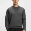 Sweatshirt aus Baumwollmischung mit Double-B-Monogramm