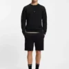 Sweatshirt aus Baumwollmischung mit Double-B-Monogramm Sweatshirt aus Baumwollmischung mit Double-B-Monogramm