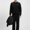 Sweatshirt aus Baumwollmischung mit Double-B-Monogramm Sweatshirt aus Baumwollmischung mit Double-B-Monogramm