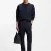 Sweatshirt aus Baumwollmischung mit Double-B-Monogramm