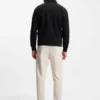 Sweatshirt aus Baumwollmischung mit Reißverschluss und Double-B-Monogramm Sweatshirt aus Baumwollmischung mit Reißverschluss und Double-B-Monogramm