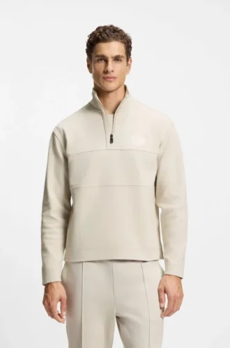 Sweatshirt aus Baumwollmischung mit Tennis-Logo