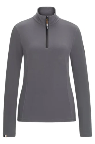 Sweatshirt aus Fleece mit Reitsport-Logo-Patch