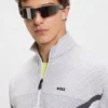 Sweatshirt aus gestepptem Jacquard in lockerer Passform