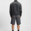 Sweatshirt aus gestepptem Jacquard in lockerer Passform Sweatshirt aus gestepptem Jacquard in lockerer Passform