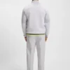 Sweatshirt aus gestepptem Jacquard in lockerer Passform