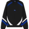Sweatshirt aus Stretch-Baumwolle mit farbigen Einsätzen Sweatshirt aus Stretch-Baumwolle mit farbigen Einsätzen