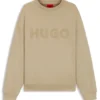 Sweatshirt in Oversize-Passform aus Baumwollfrottee mit farblich abgestimmtem Logo