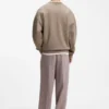 Sweatshirt in Oversize-Passform aus Baumwollfrottee mit farblich abgestimmtem Logo