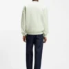 Sweatshirt in Oversize-Passform aus Baumwollfrottee mit farblich abgestimmtem Logo