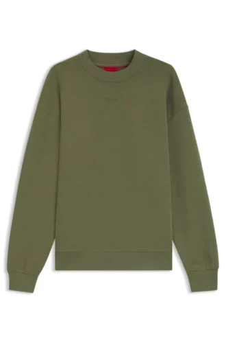 Sweatshirt in Relaxed-Fit aus Baumwollfrottee mit Logo-Detail