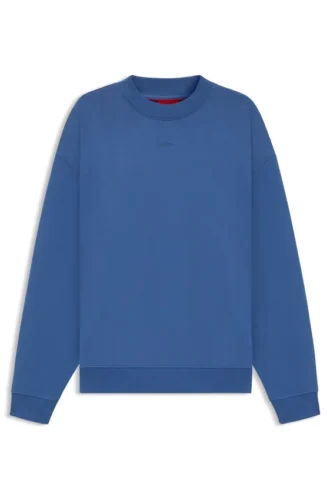 Sweatshirt in Relaxed-Fit aus Baumwollfrottee mit Logo-Detail