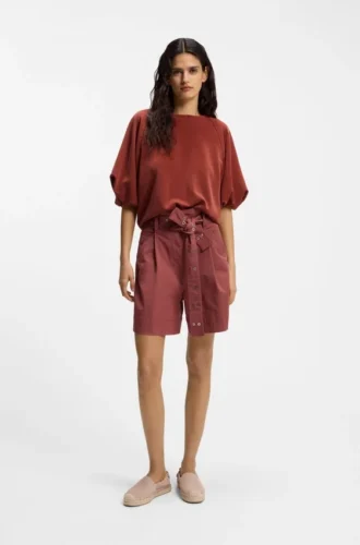 Sweatshirt mit Ballonärmeln in Oversize-Passform