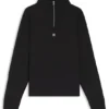 Sweatshirt mit geometrischem Streifenmuster aus Baumwollmischung