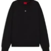Sweatshirt mit gestapeltem Logo aus Baumwollmischung