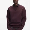 Sweatshirt mit gestapeltem Logo aus Baumwollmischung