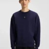 Sweatshirt mit gestapeltem Logo aus Baumwollmischung