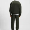 Sweatshirt mit gestapeltem Logo aus Baumwollmischung