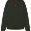 Sweatshirt mit gestapeltem Logo aus Baumwollmischung