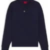 Sweatshirt mit gestapeltem Logo aus Baumwollmischung