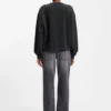 Sweatshirt mit Herz-Logo aus Baumwollfrottee