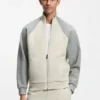 Sweatshirt mit Kontrastpaspel aus Baumwollmischung