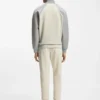 Sweatshirt mit Kontrastpaspel aus Baumwollmischung