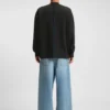 Sweatshirt mit Lagen-Effekt aus Baumwollfrottee