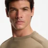 Sweatshirt mit Logo an der Schulter aus Baumwollfrottee