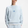 Sweatshirt mit Logo-Etikett aus einer Baumwollmischung