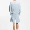 Sweatshirt mit Logo-Etikett aus einer Baumwollmischung