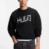 Sweatshirt mit Logo-Motiv aus Baumwollfrottee
