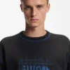 Sweatshirt mit Logo-Motiv aus Baumwollfrottee