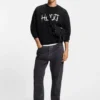 Sweatshirt mit Logo-Motiv aus Baumwollfrottee