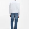 Sweatshirt mit Logo-Motiv aus Baumwollfrottee