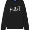Sweatshirt mit Logo-Motiv aus Baumwollfrottee