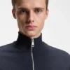 Sweatshirt mit Logo-Patch aus Baumwollfrottee