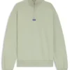 Sweatshirt mit Logo-Patch aus Baumwollfrottee