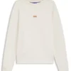 Sweatshirt mit Logo-Print aus Baumwollfrottee