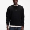 Sweatshirt mit Logo-Print aus Baumwollfrottee